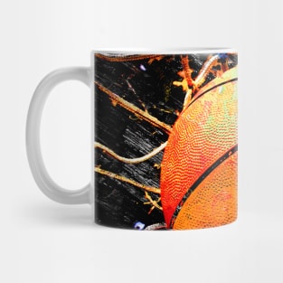 Basketball art print swoosh 112 - basketball artwork Mug